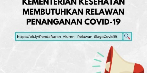 Kemenkes Membutuhkan Relawan Penangan Covid-19