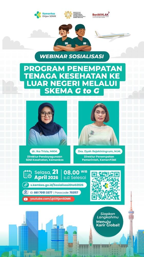 Peluang Karir Global Menanti: Sosialisasi Program Penempatan Nakes ke Luar Negeri Skema G to G Segera Digelar